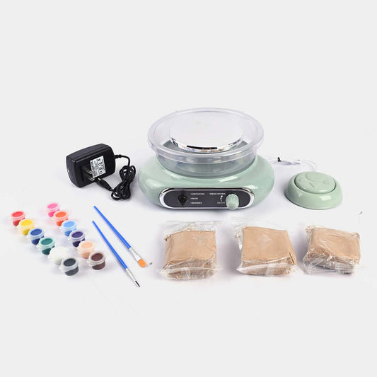 ELECTRIC CLAY MAKING POTTERY WHEEL MACHINE FOR KIDS