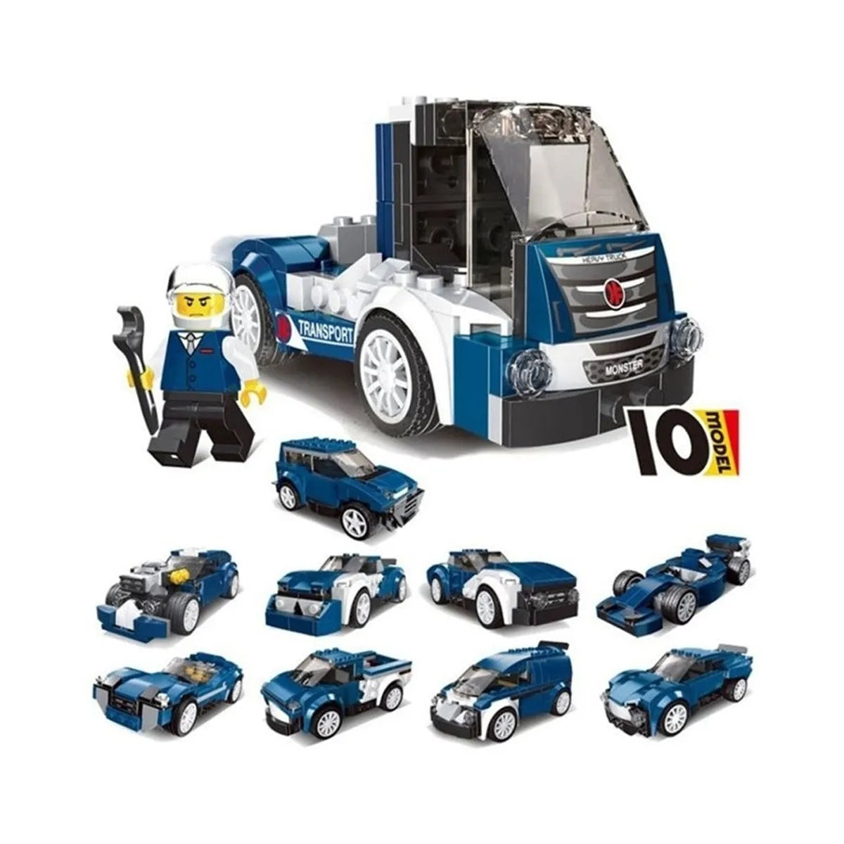 Decool Heavy Truck Building Block Toys