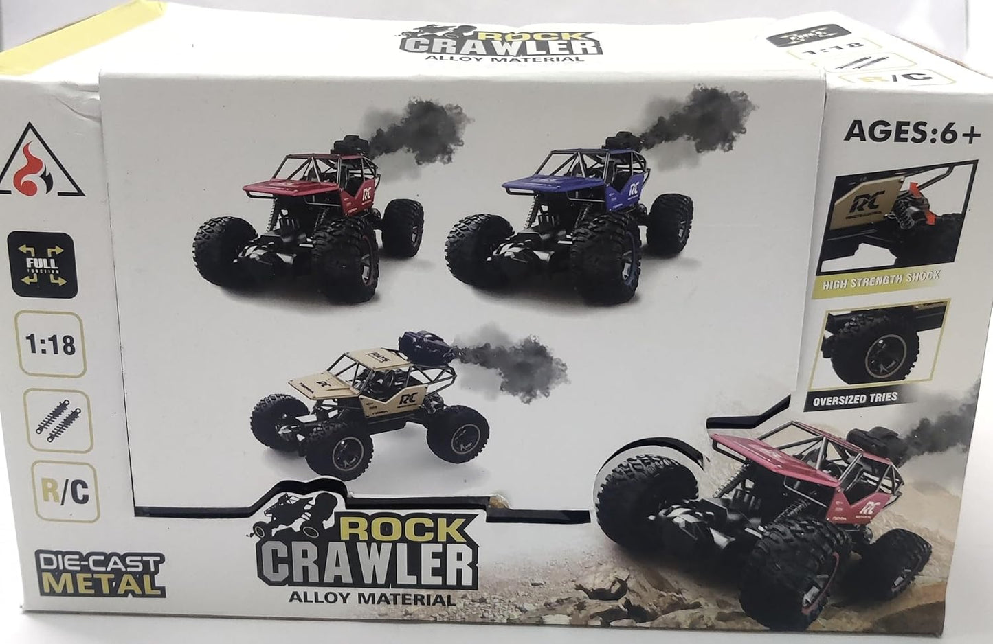 RC Rock Crawler 4×4 Remote Control Electric RC vehicle monster truck Toy Car for Kids & Boys
