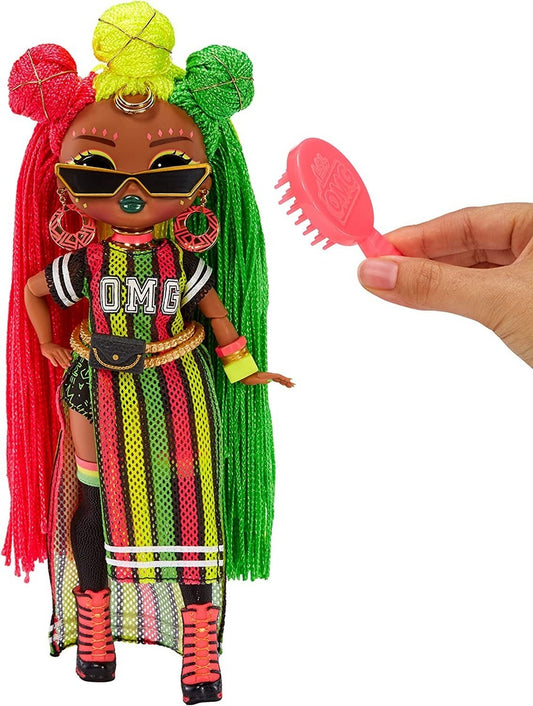 LOL Surprise OMG Queens Sways Fashion Doll with 20 Surprises Including Outfit and Accessories for Fashion Toy Girls Ages 3 and up, 10-inch Doll